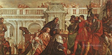 パオロ・ヴェロネーゼ Painting - アレクサンダー・ルネサンス以前のダリウスの家族 パオロ・ヴェロネーゼ